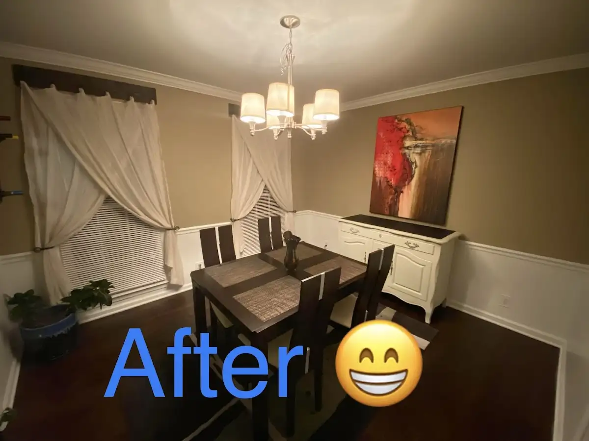 Professional dining room restoration after water damage in Blue Ash