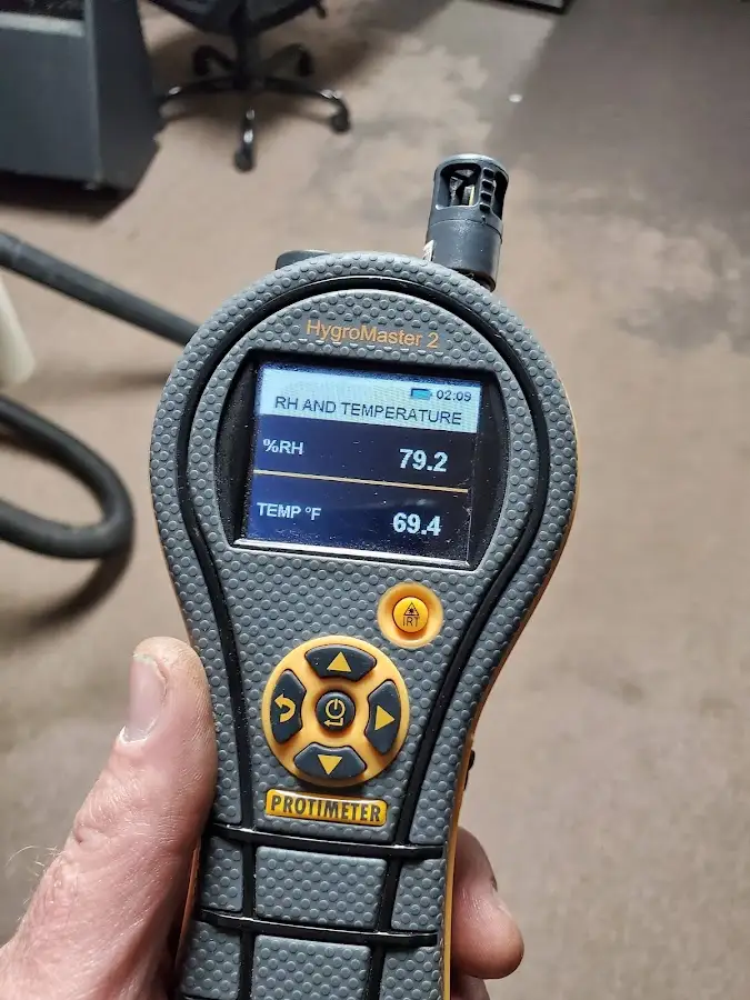 Moisture meter humidity assessment for Fire & Smoke Damage Restoration in Blue Ash